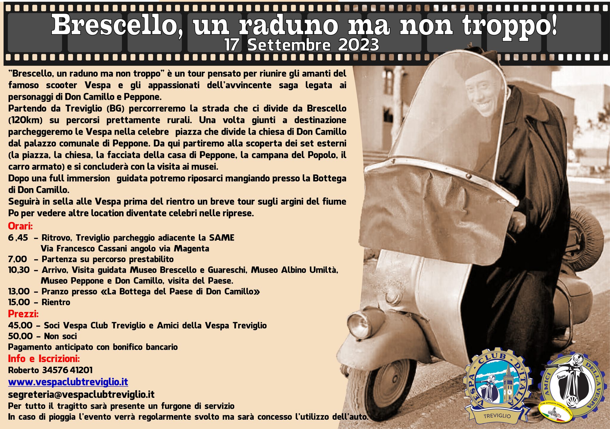 Brescello, un raduno ma non troppo